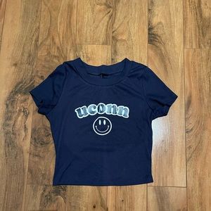 uconn smiley face tshirt